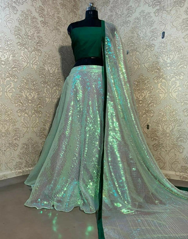 Heavy Organza Silk Lehenga