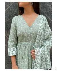 Dress With Plazzo & Dupatta