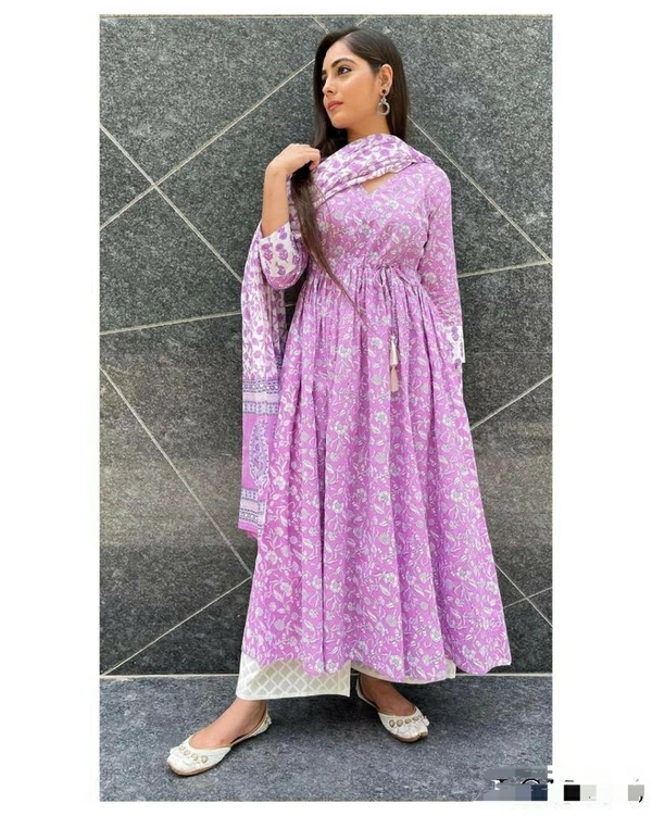 Dress With Plazzo & Dupatta