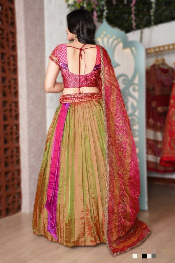 Paper Silk Lehenga