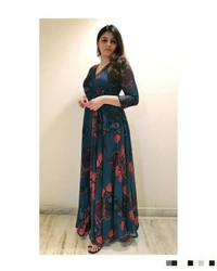 Georgette Silk Gown
