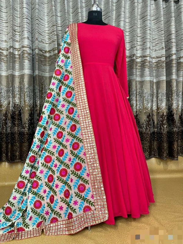 Blooming Silk Gown