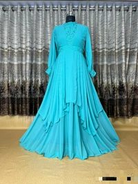 Heavy Georgette Silk Gown