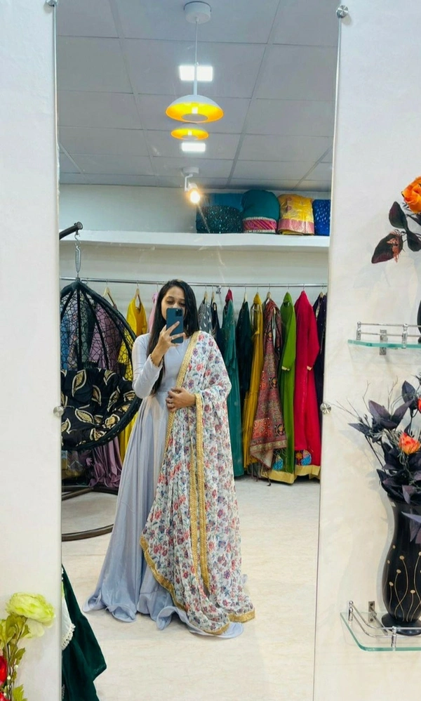 Finon Silk Full Stitched Gown