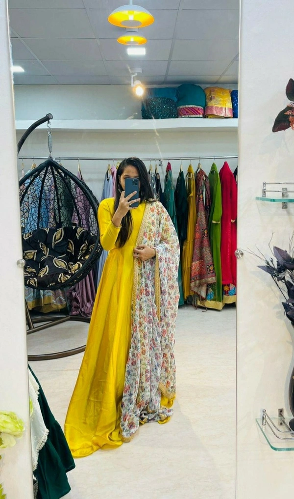 Finon Silk Full Stitched Gown