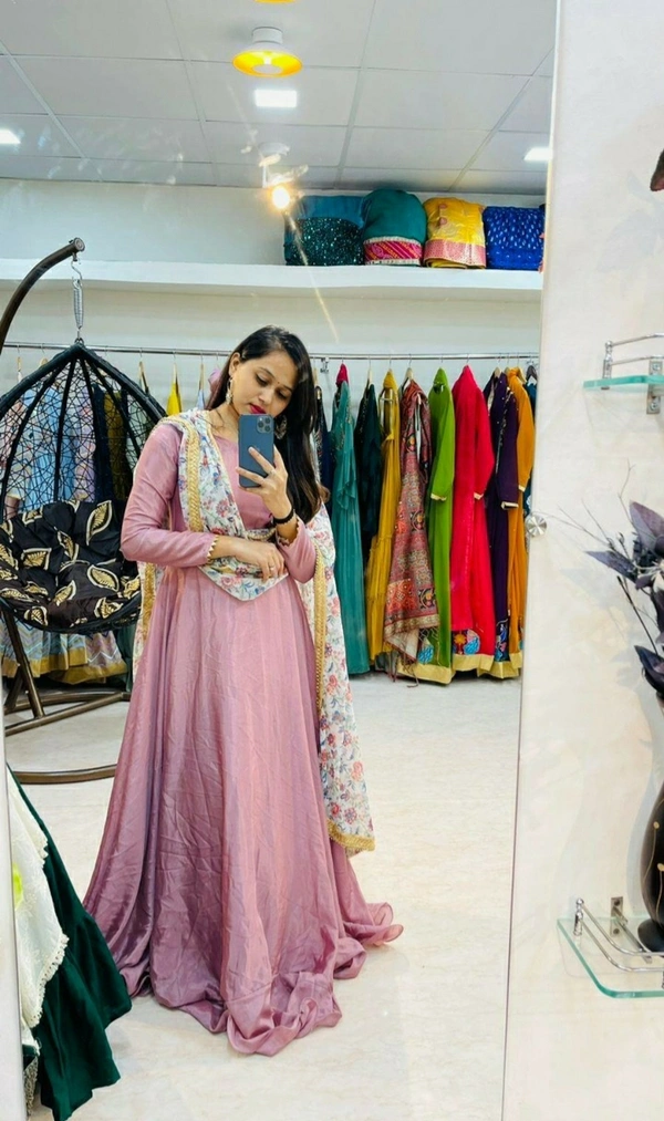 Finon Silk Full Stitched Gown