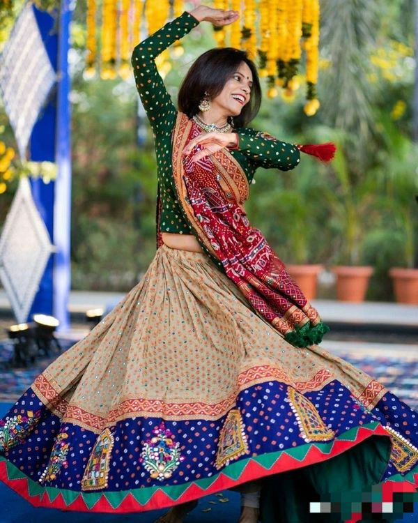 Butter Silk Lehenga Choli