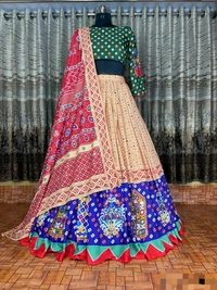 Butter Silk Lehenga Choli