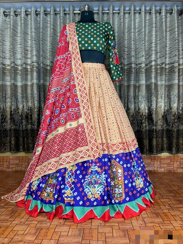 Butter Silk Lehenga Choli