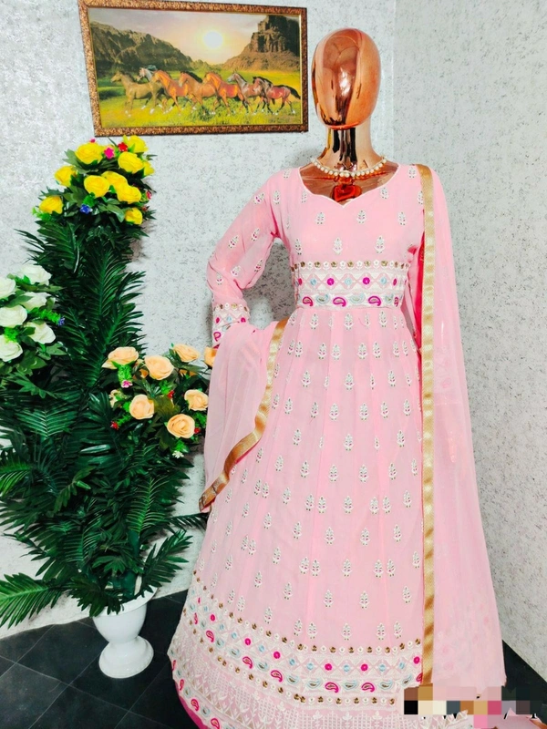 Heavy Georgette Gown