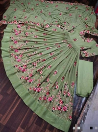 Faux Georgette Gown