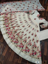 Faux Georgette Gown