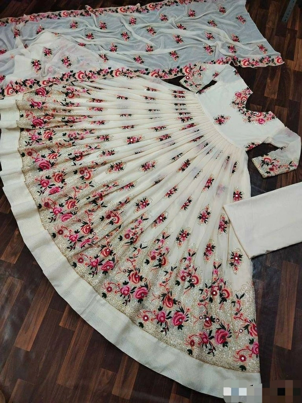 Faux Georgette Gown