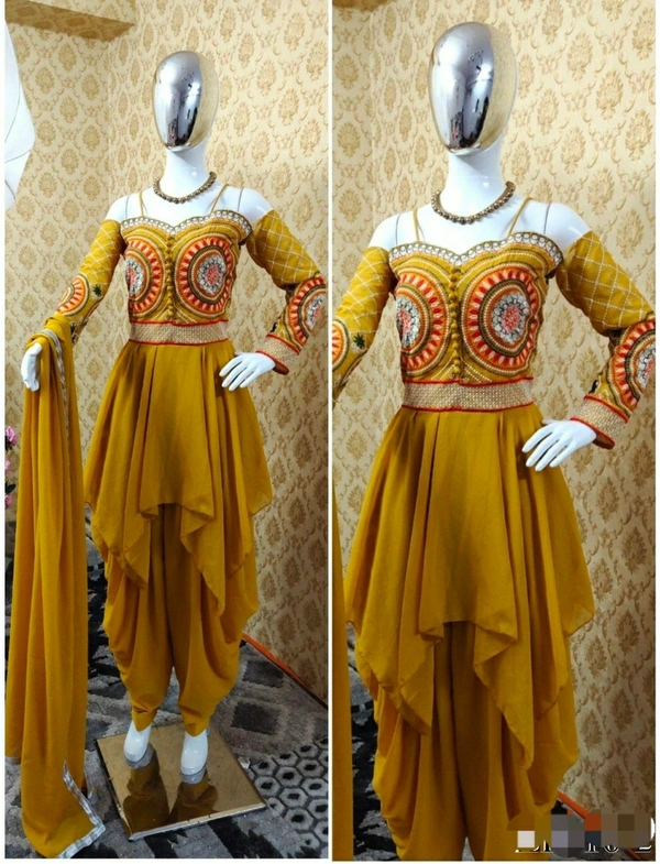 Top - Patiyala With Dupatta Set