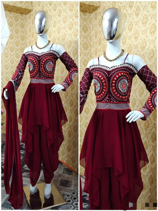 Top - Patiyala With Dupatta Set