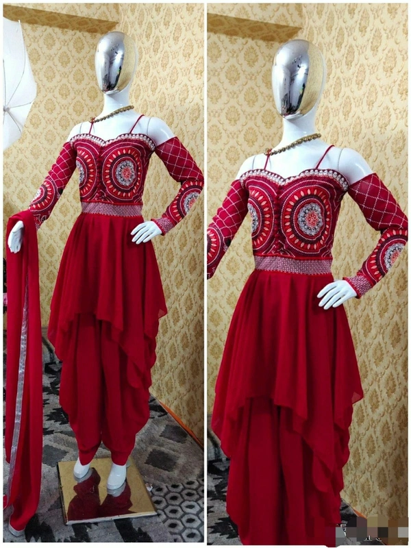 Top - Patiyala With Dupatta Set