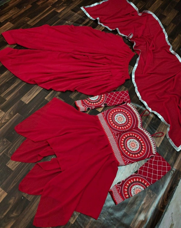 Top - Patiyala With Dupatta Set