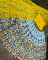 Taffeta Silk Lehenga Choli