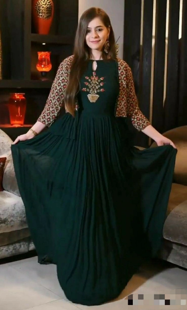 Gown With Koti - XXL