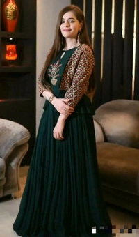 Gown With Koti - XXL