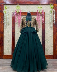 Gown With Koti - XXL