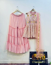 Top- Plazzo With Dupatta - XL