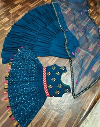 Top With Plazzo & Dupatta