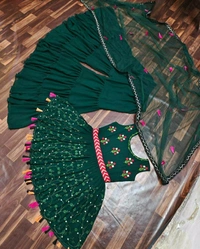 Top With Plazzo & Dupatta