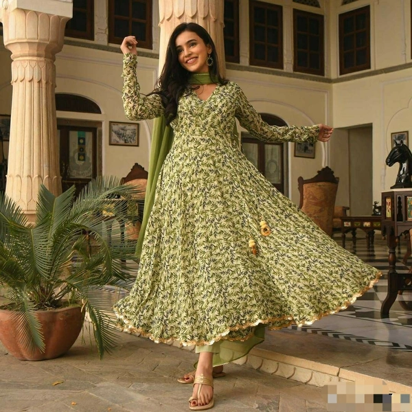 Georgette Anarkali Suit