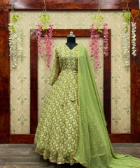 Georgette Anarkali Suit