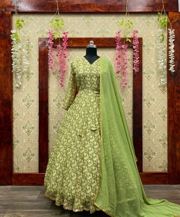 Georgette Anarkali Suit