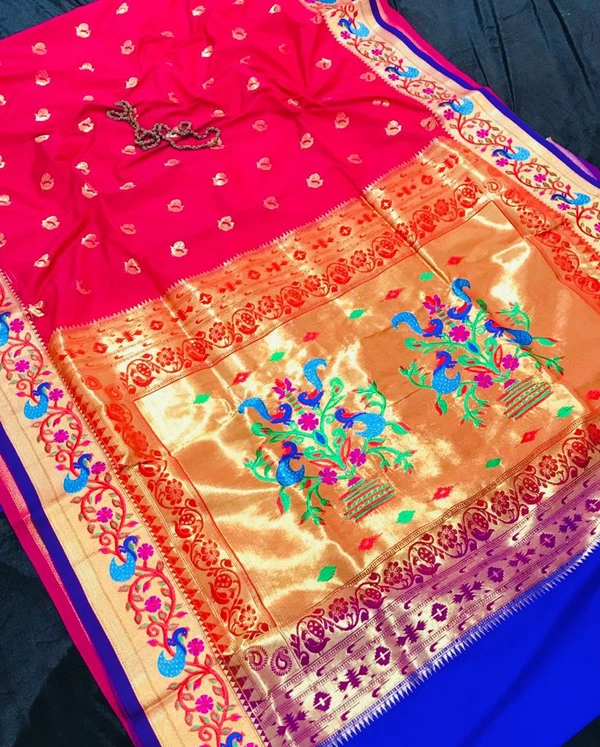 Peacock Border Paithani