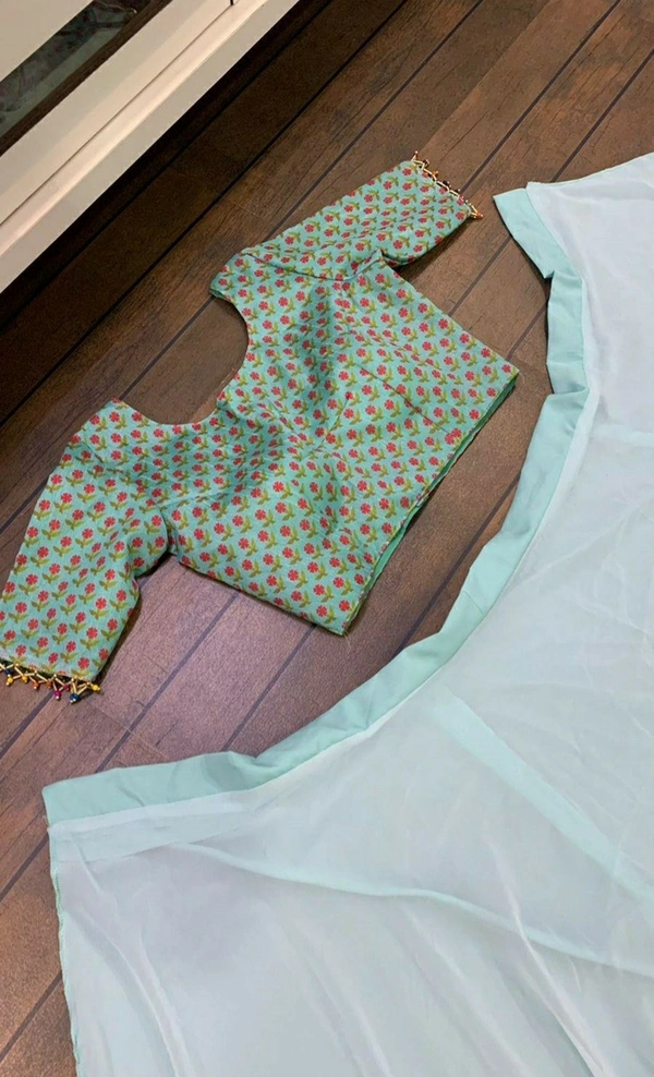 Georgette Lehenga With Koti