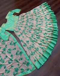 Georgette Full Stitched Gown