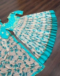 Georgette Full Stitched Gown