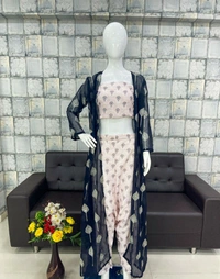 Georgette Dhoti Set