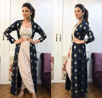 Georgette Dhoti Set