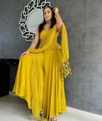 Top Bottom With Dupatta Set
