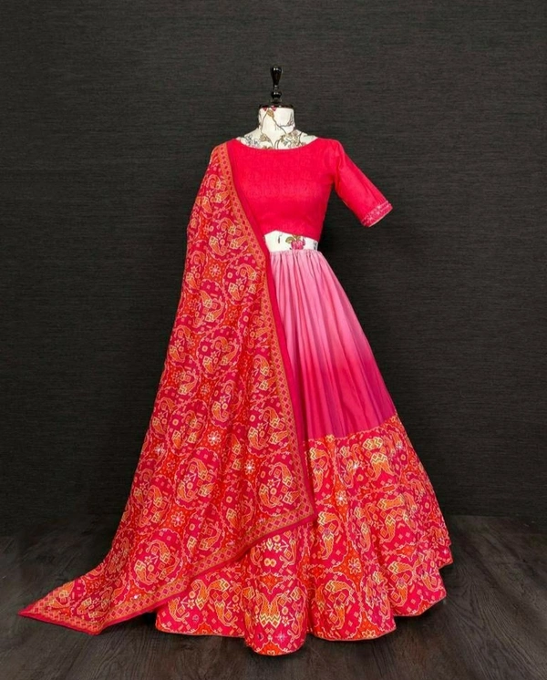 Silk Lehenga Choli