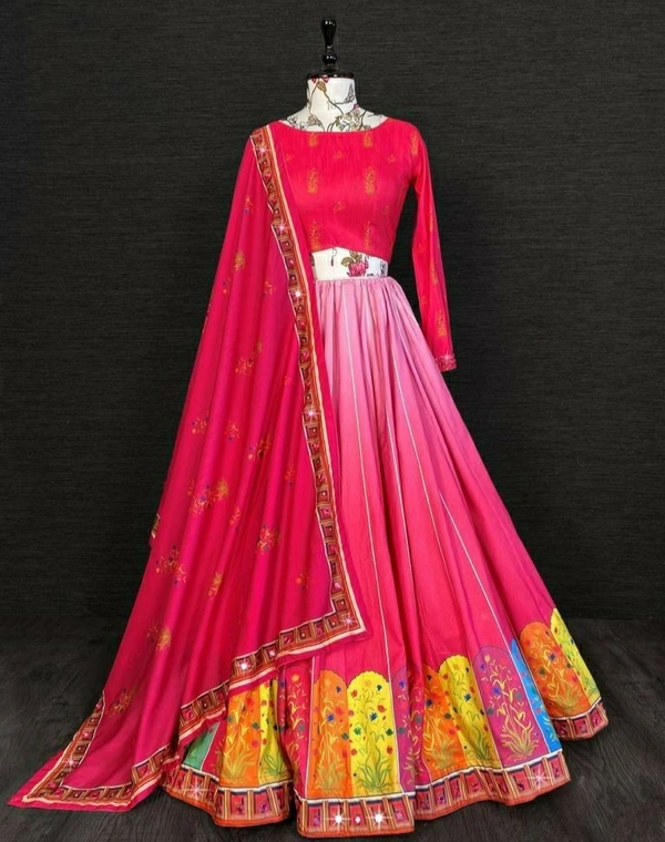 Silk Lehenga Choli