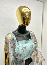 Blouse Plazzo With Koti
