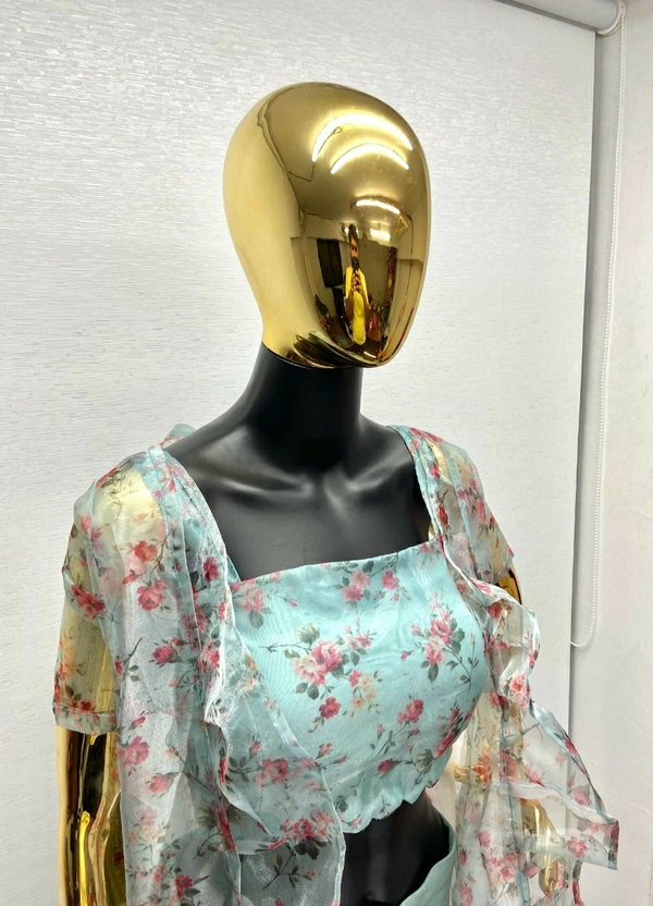 Blouse Plazzo With Koti