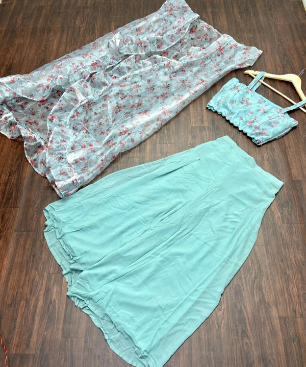 Blouse Plazzo With Koti