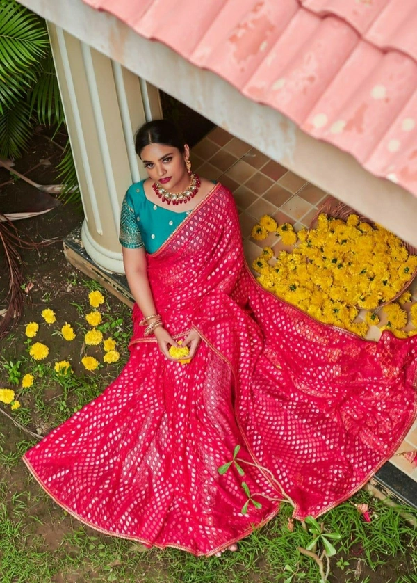 Brasso Jacquard Saree