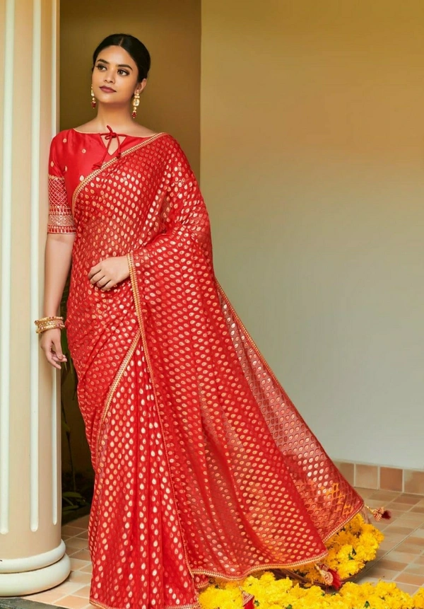 Brasso Jacquard Saree