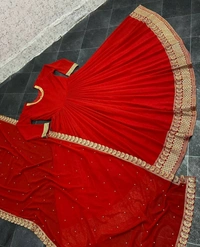 Faux Georgette Gown