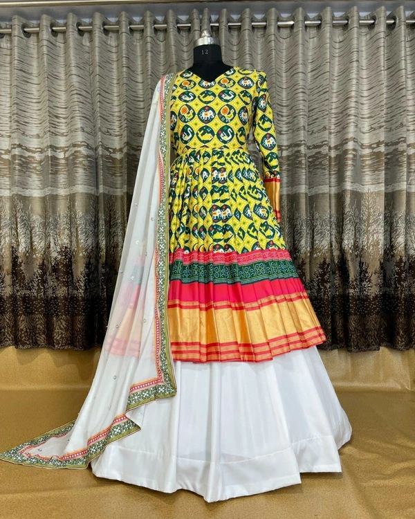 Butter Silk Lehenga Choli
