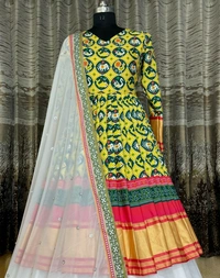 Butter Silk Lehenga Choli