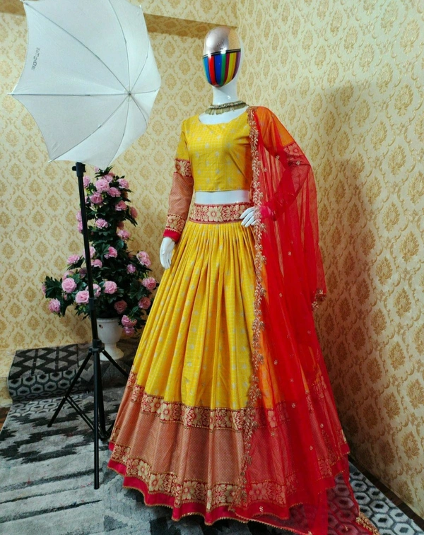 Rayon Silk Lehenga Choli