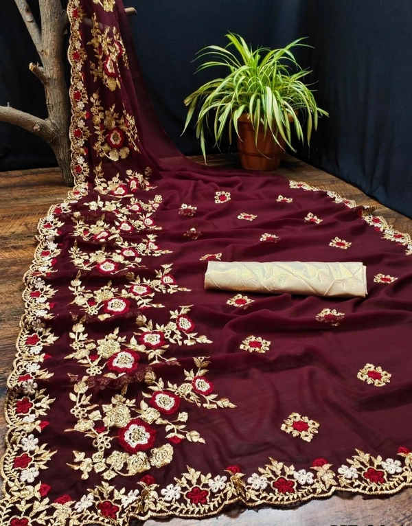 Georgette Saree